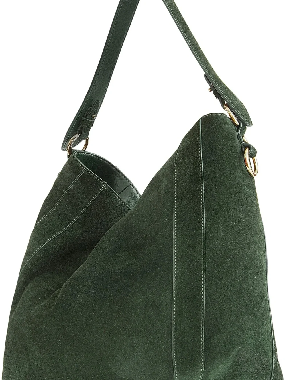 NWOT Rebecca Minkoff Mab Green Suede Leather Hobo Bag